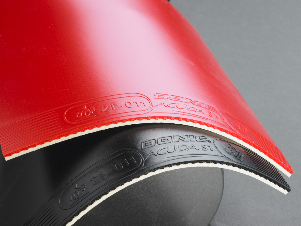Donic Revêtement Acuda S1 Rouge 2 Mm Black Donic Acuda S1