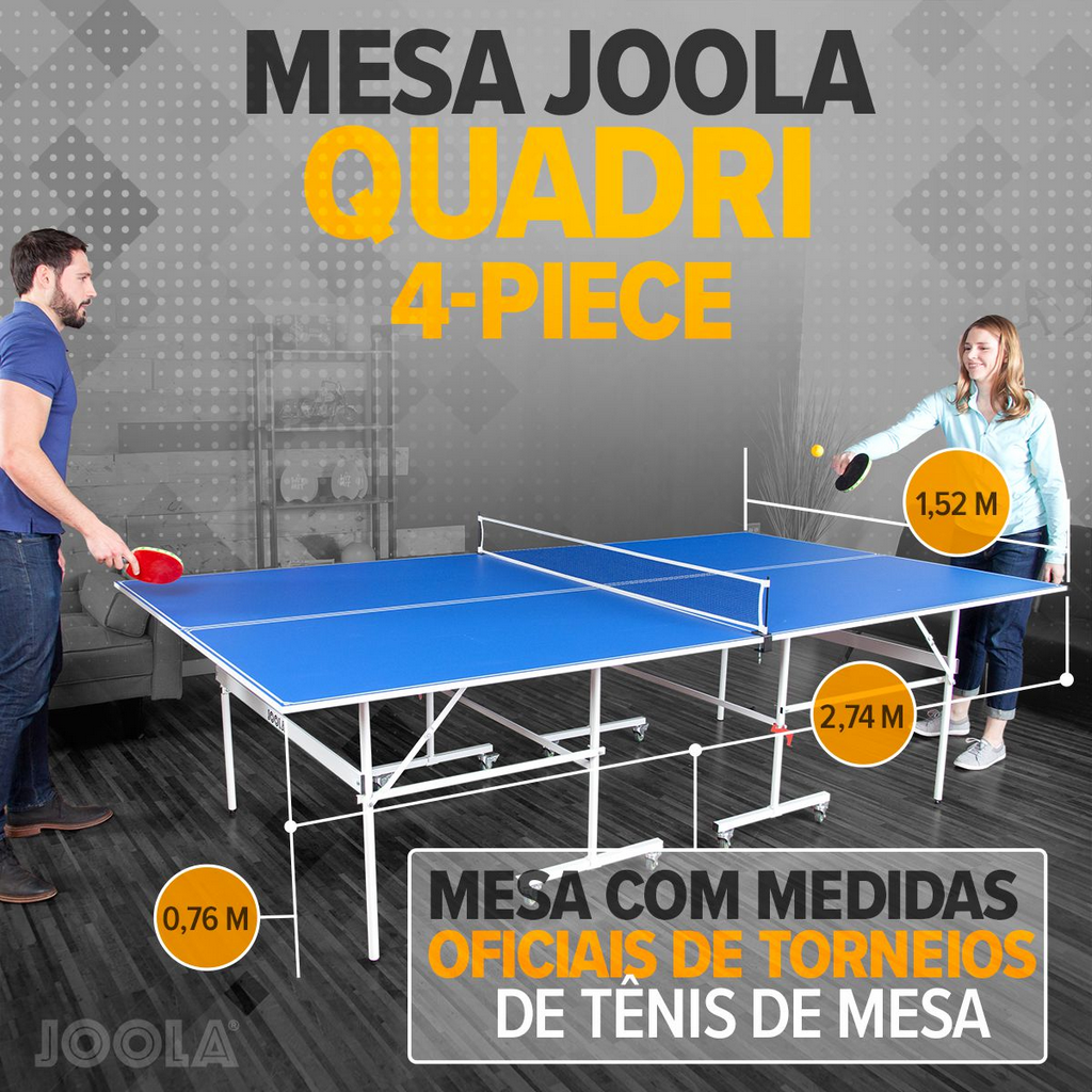 JOOLA Quadri 4 Piece Table Loja do Mesatenista